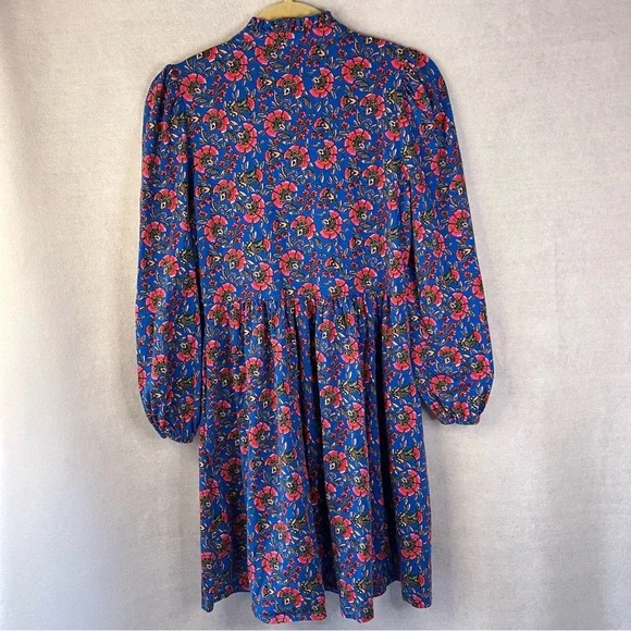 Boden Willow Frill Short Shirt Dress Sz 6P Garden Party Boho Casual Flower NWOT - Picture 11 of 11